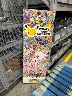 Pokemon 30th Anniversary Retail Display Mew Banner