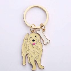 Keychain Golden Retriever Dog