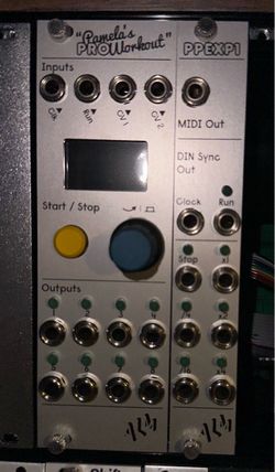 ALM eurorack modules Pam pro, PPexp1, mmMidi, mmT