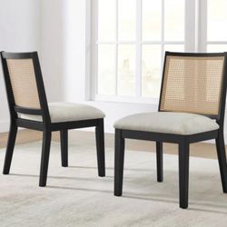 Brand  New Set Of 2 Harrison Dining Chair, Tan