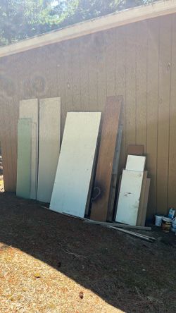 Free Sheetrock, plywood, particle board, and mdf