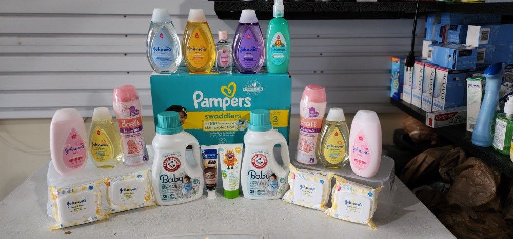 Pampers/Johnson & Johnson Bundle $85