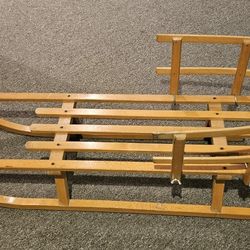 Wooden Sled 