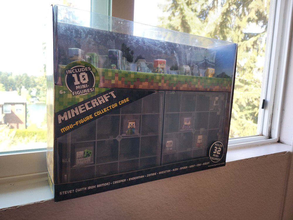 Minecraft Mini-figure Collector Case New!