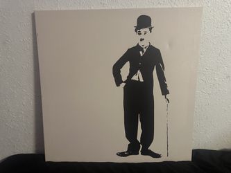 Charlie Chaplin Large Canvas 