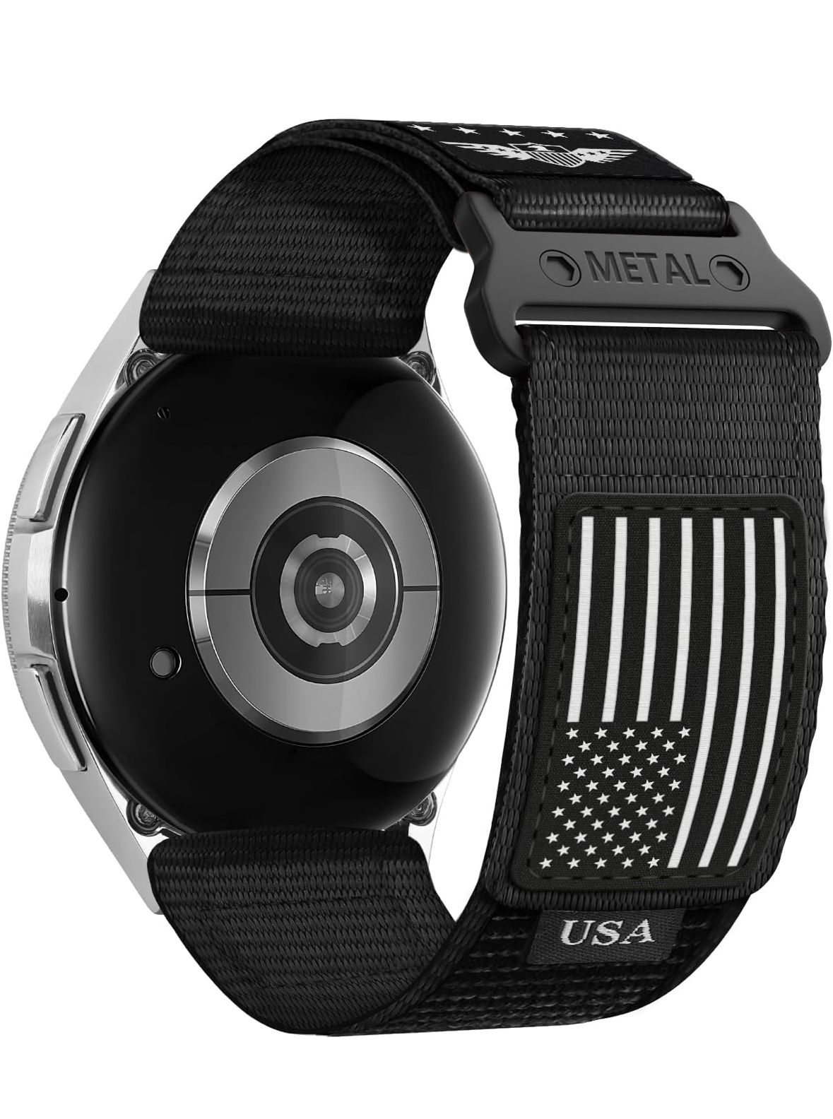 20mm Quick Release Watch Band for Samsung Galaxy Watch 7 6 5 4 FE Band 44mm 40mm/Watch 6 4 Classic 47mm 43mm 42mm 46mm/5 Pro 45mm/3 41mm/Active 2 Men,
