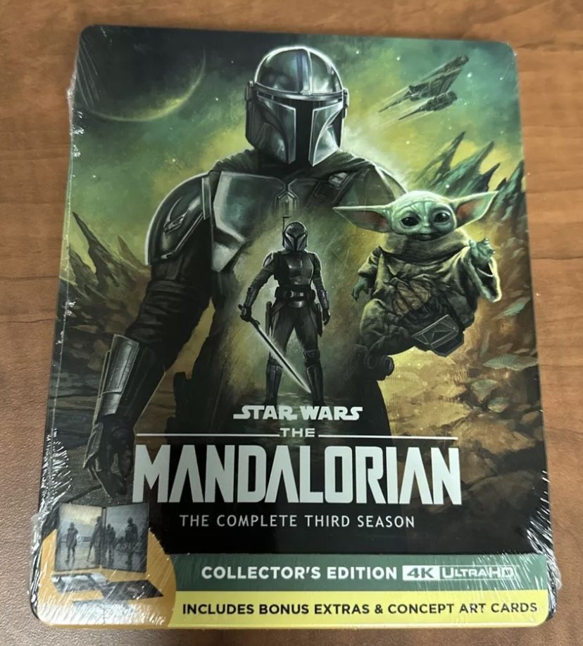 brand new sealed 4k blu ray steelbook mandalorian season 3 bluray