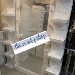 Full Body Mirror And Shelfs 