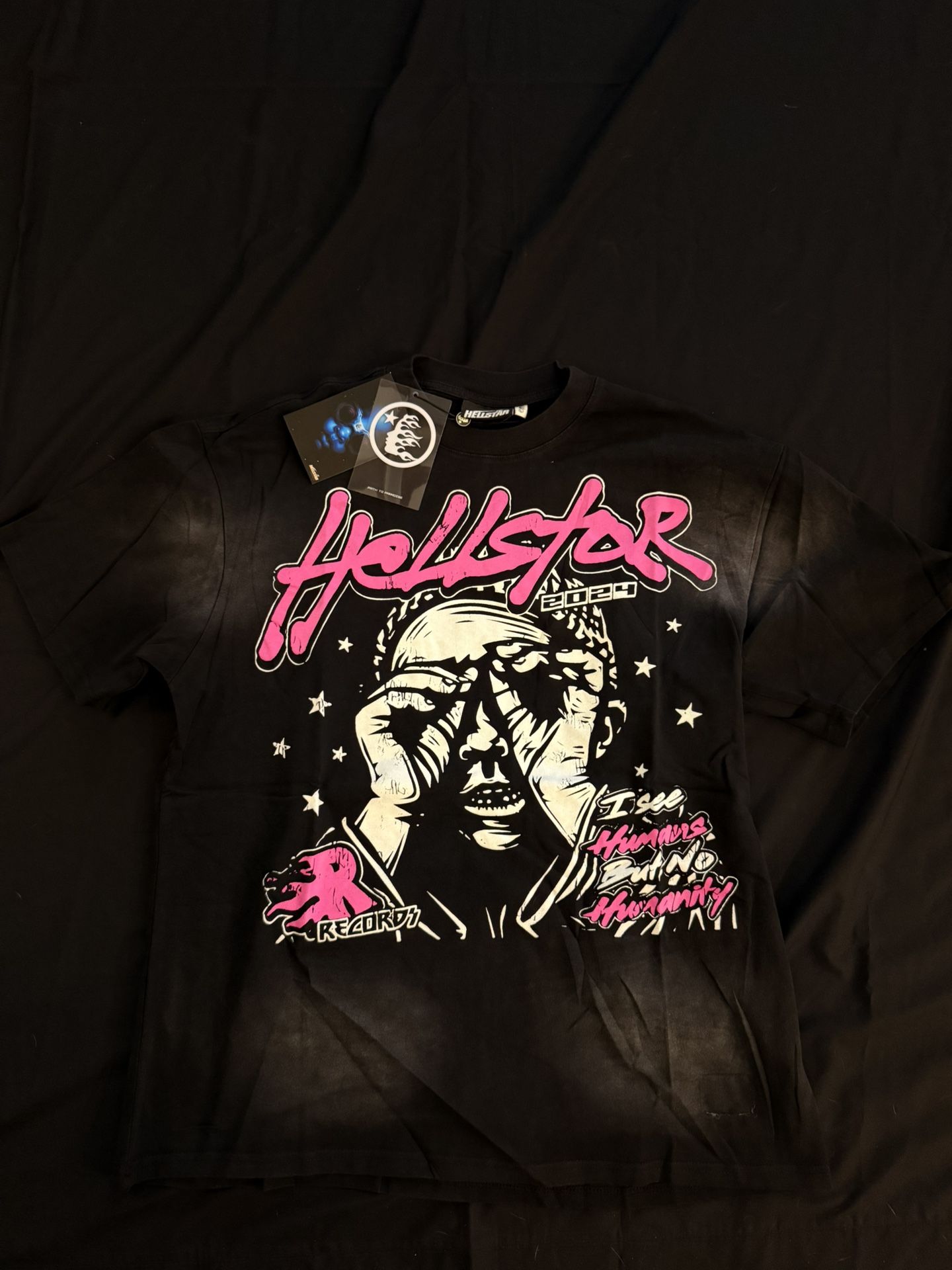 Hellstar T-Shirt Pink/Black Medium Brand New