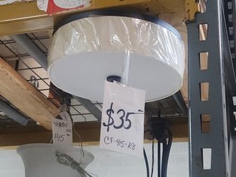 Celling light black and beige $35 each