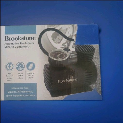 Brookstone bicycle air matress Automotive Tire Inflator 300 PSI