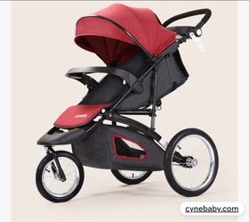 Cross-country baby high landscape can sit and lie jogging trolley