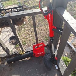 20v Craftsman Blower And Weed Eater Kit W/battery 