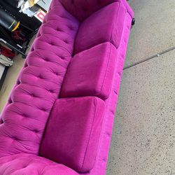 Hot Pink Couch