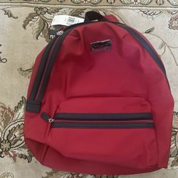 tommy hillfiger backpack red new with tag