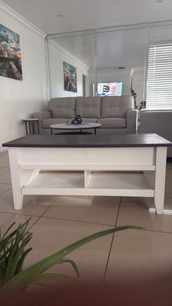 Lift-Top Coffee Table with Storage – $50 OBO