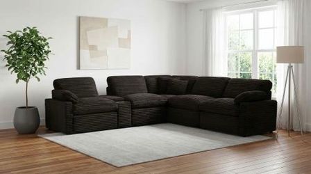 New Sectional reclining brown