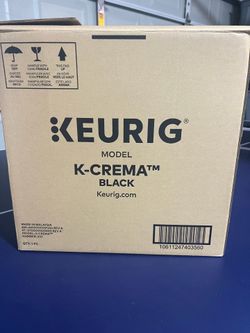 Keurig K-Crema black.