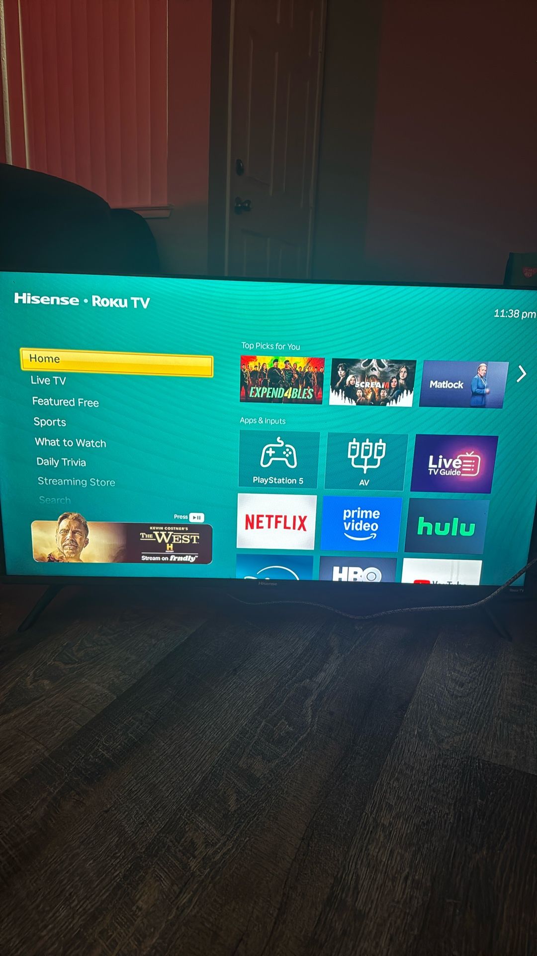 Hi-Sense Roku 40”