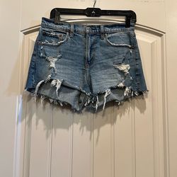 Abercrombie mom shorts size 2