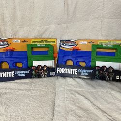 BUNDLE OF 2 Nerf Super Soaker Fortnite Compact SMG Water Blaster Pump Action Water fun Summer kids