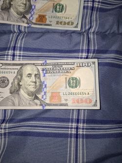 100 Dollar bill Cool 😎 Cerial Number Colectable