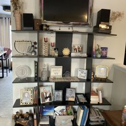 Open 5 Tier Bookshelf Unit