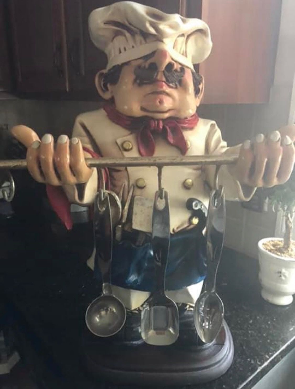 Vintage Chef statue( tabletop) LOCAL MEET / pick up no delivery