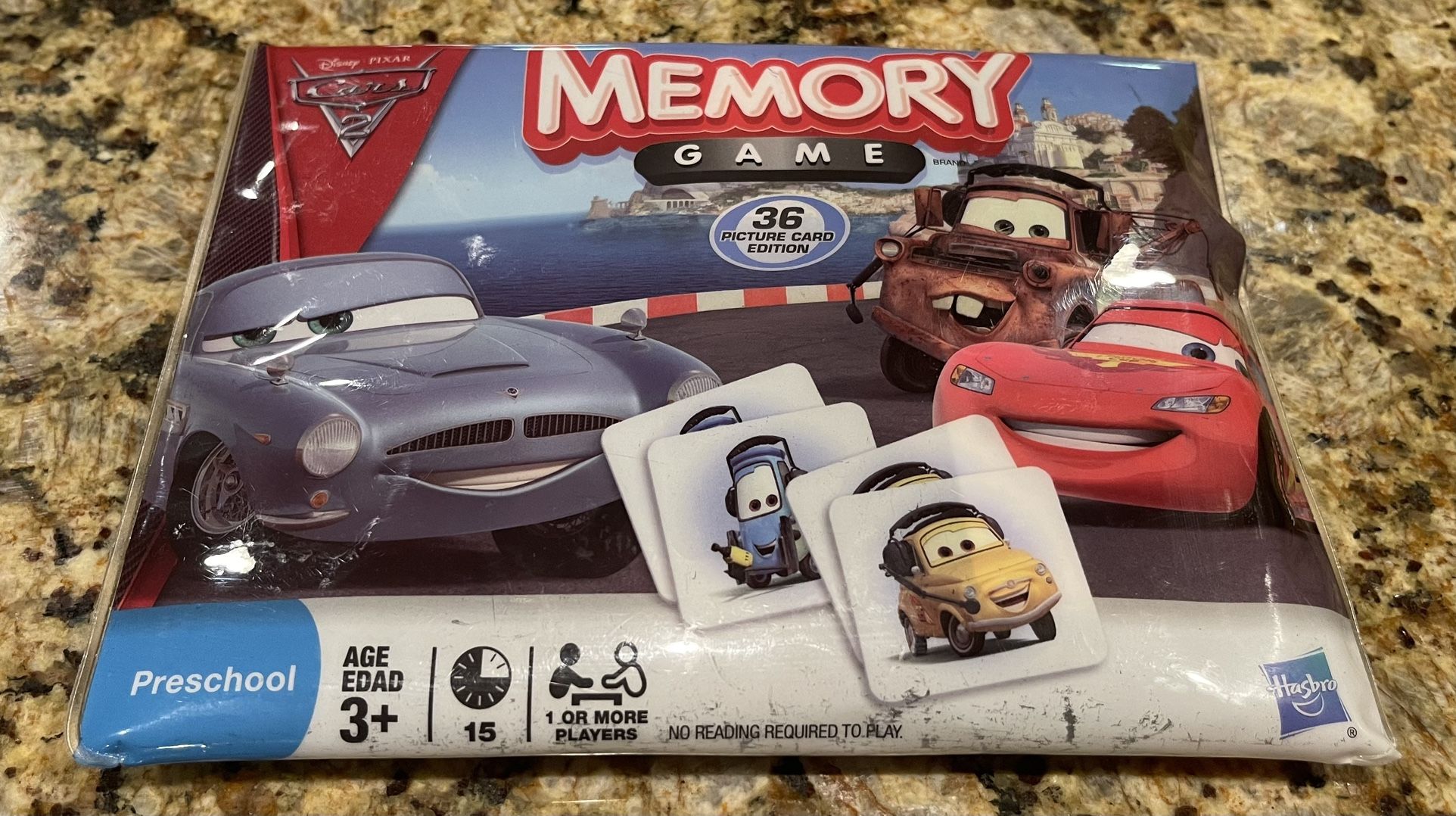 Disney cars best sale memory game