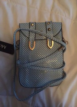 Fun blue mini cross bag