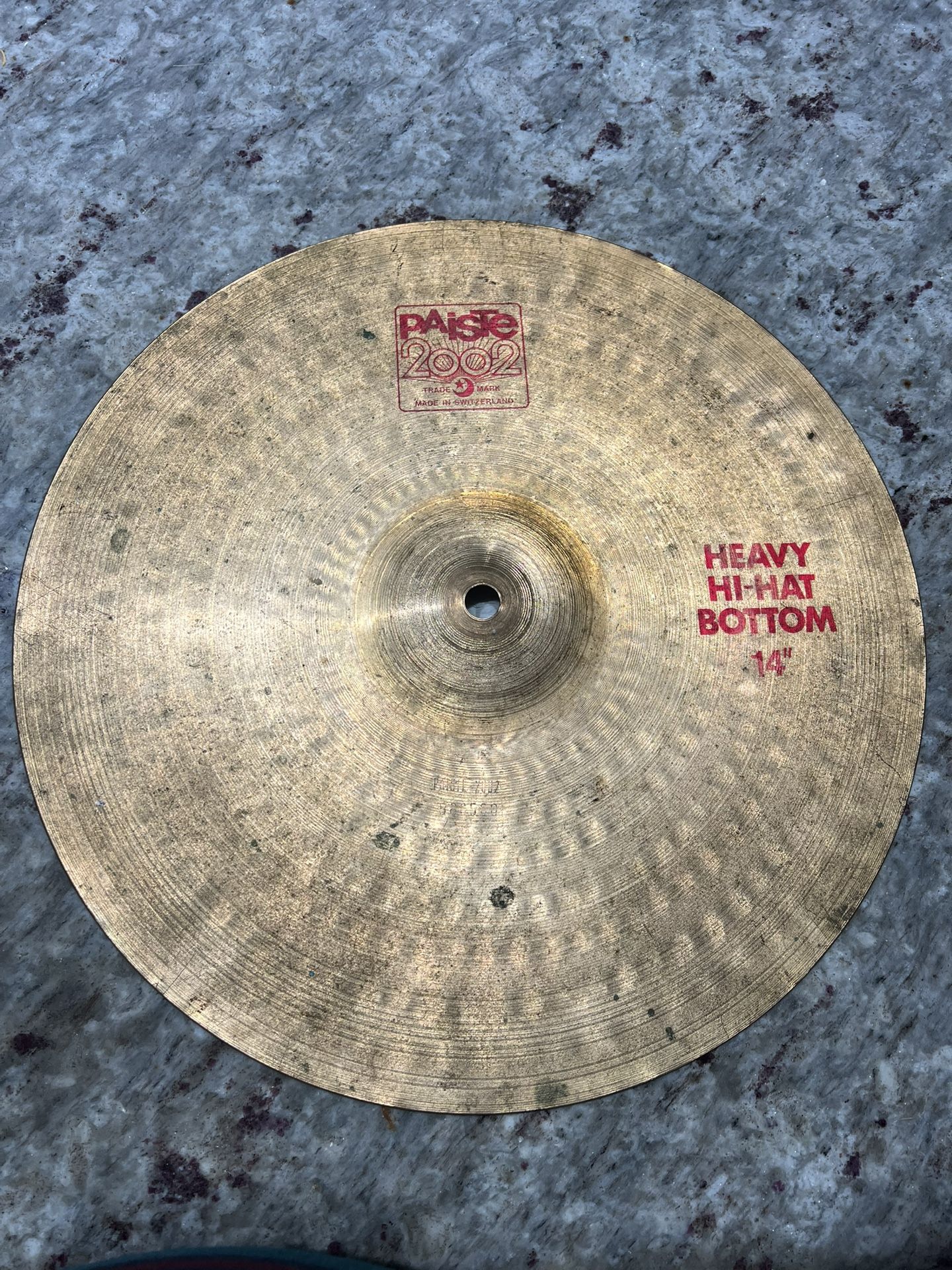 Paiste 2002 Heavy Hi-Hat Bottom 14” Cymbal