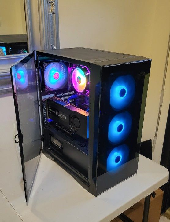 Computer Desktop Asus ,  INTEL Six-Core i5 8th Gen,16GB DDR4, 256GB  NVME M.2, 1TB HDD.W11Pro