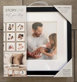 3 PICTURE WALL FRAME SET