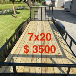 BRAND NEW 7x20 UTILITY TRAILER
