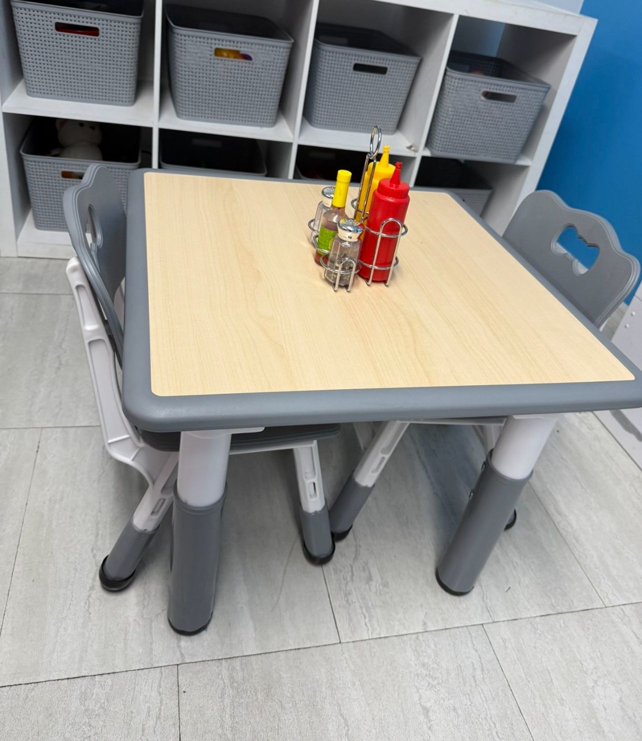 Adjustable Table and Chairs