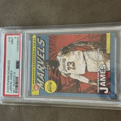 LeBron James Psa 9 Marvels 
