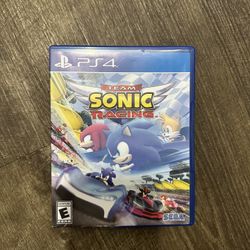 Sonic Racing PS4 Game 