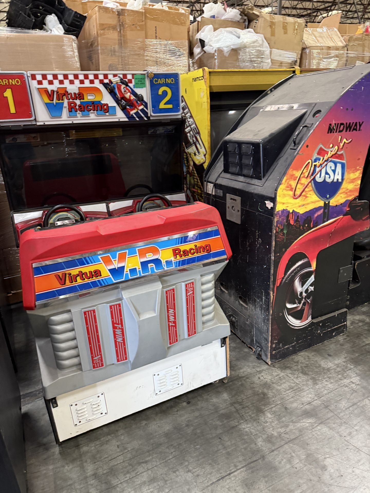 Virtua Racing Arcade Machine
