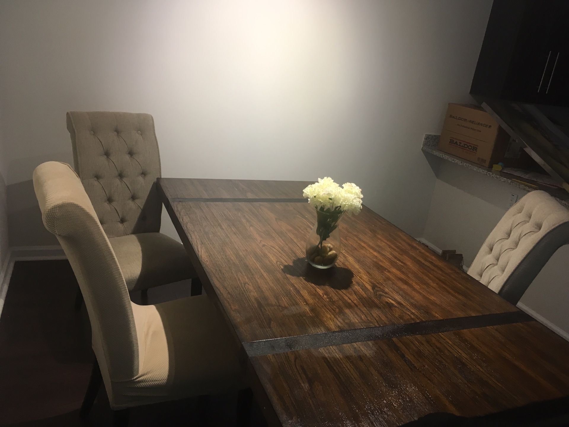 Kitchen Dining Table Ashley Furniture Wood with Chairs