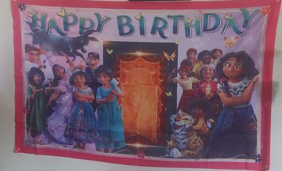 Encanto Birthday Backdrop