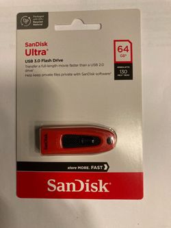 SanDisk Ultra 64GB USB 3.0 Flash Drive