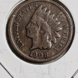1908 S Key Date Indian Cent