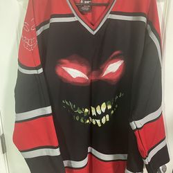 Vintage disturbed band hockey jersey