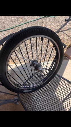 20” REAR WHEEL 14mm sealed bearings/Odyssey tire
