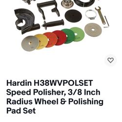 Hardin H38WVPOLSET Speed Polisher Missing Pieces 