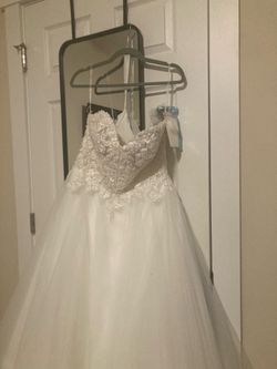 Bridal Gown, Viel and Tiara