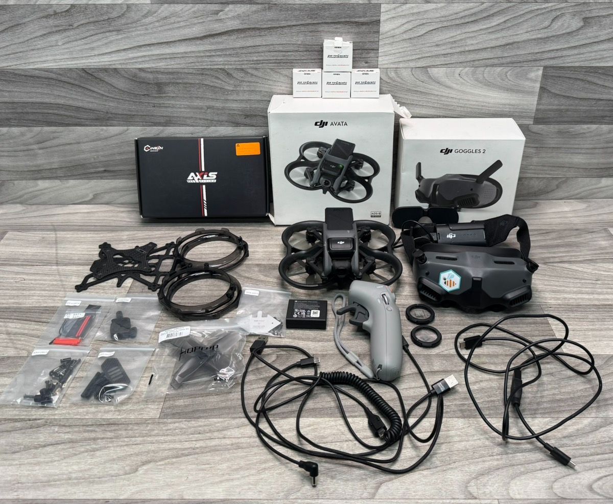 DJI Avata Explorer Combo FPV Drone 4K w/ Goggles Integra & RC Motion 2 - A1D022841