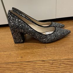 Women’s Marc Fisher Zala Block Heel Pointy Toe Pump Sz 8