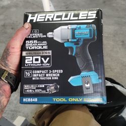 Hercules 1/2 In Compact Three Piece Speed Impact Wrench With Friction Ring
