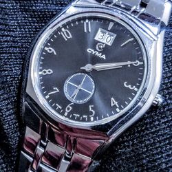Cyma le-locle swiss made vintage slim men's watch